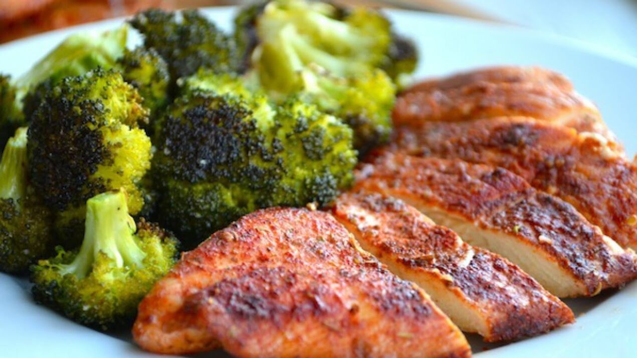 dada ayam dengan brokoli untuk diet 6 kelopak