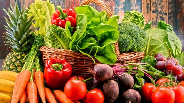 sayur-sayuran dan buah-buahan untuk penurunan berat badan