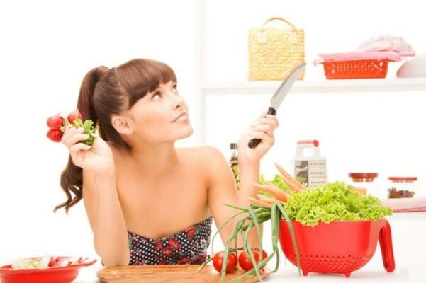 menyediakan sayur-sayuran untuk penurunan berat badan di rumah