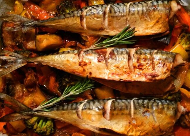 Baked Mackerel