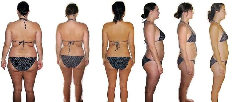 Sebelum dan selepas menurunkan berat badan