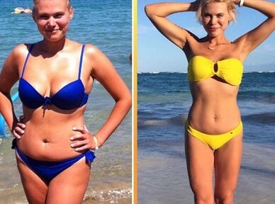 diet tembikai sebelum dan selepas foto